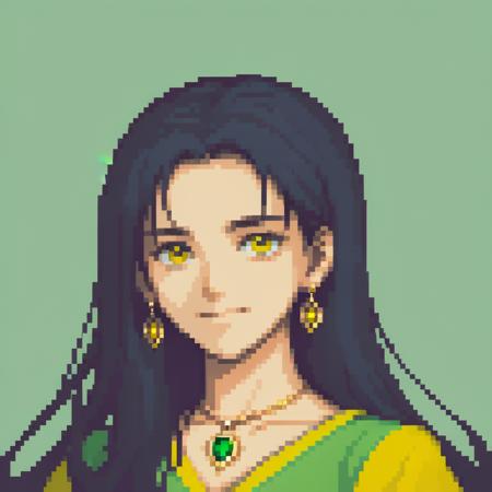 00542-2714676841-(Simple background, Green background_1.3), solo, 1girl, long hair, male focus, black hair, yellow eyes, looking at viewer, close.png